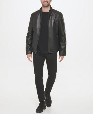 Cole Haan 26 Clean Moto Jacket Men's Clothing Product Image