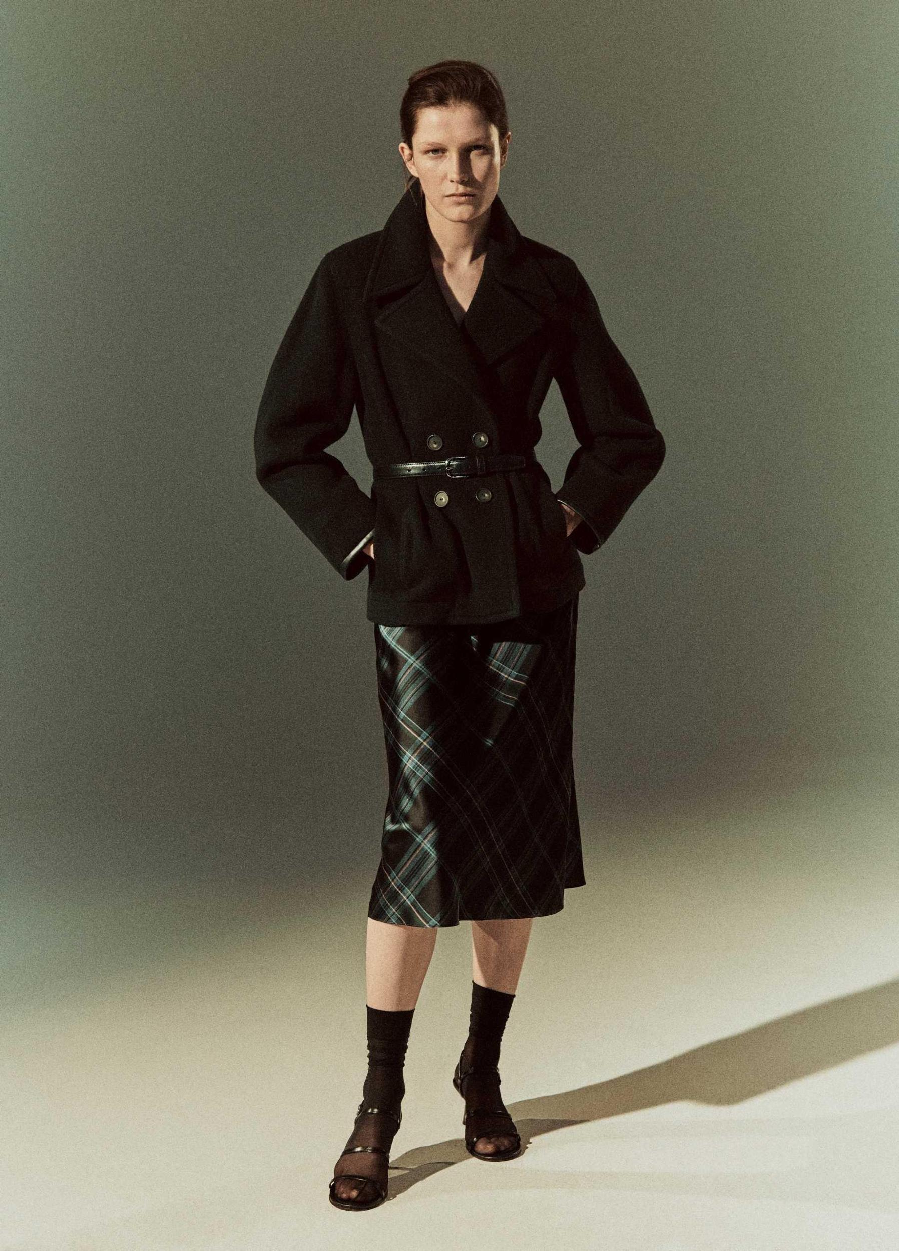 Lofty Italian Wool-Blend Belted Jacket Product Image