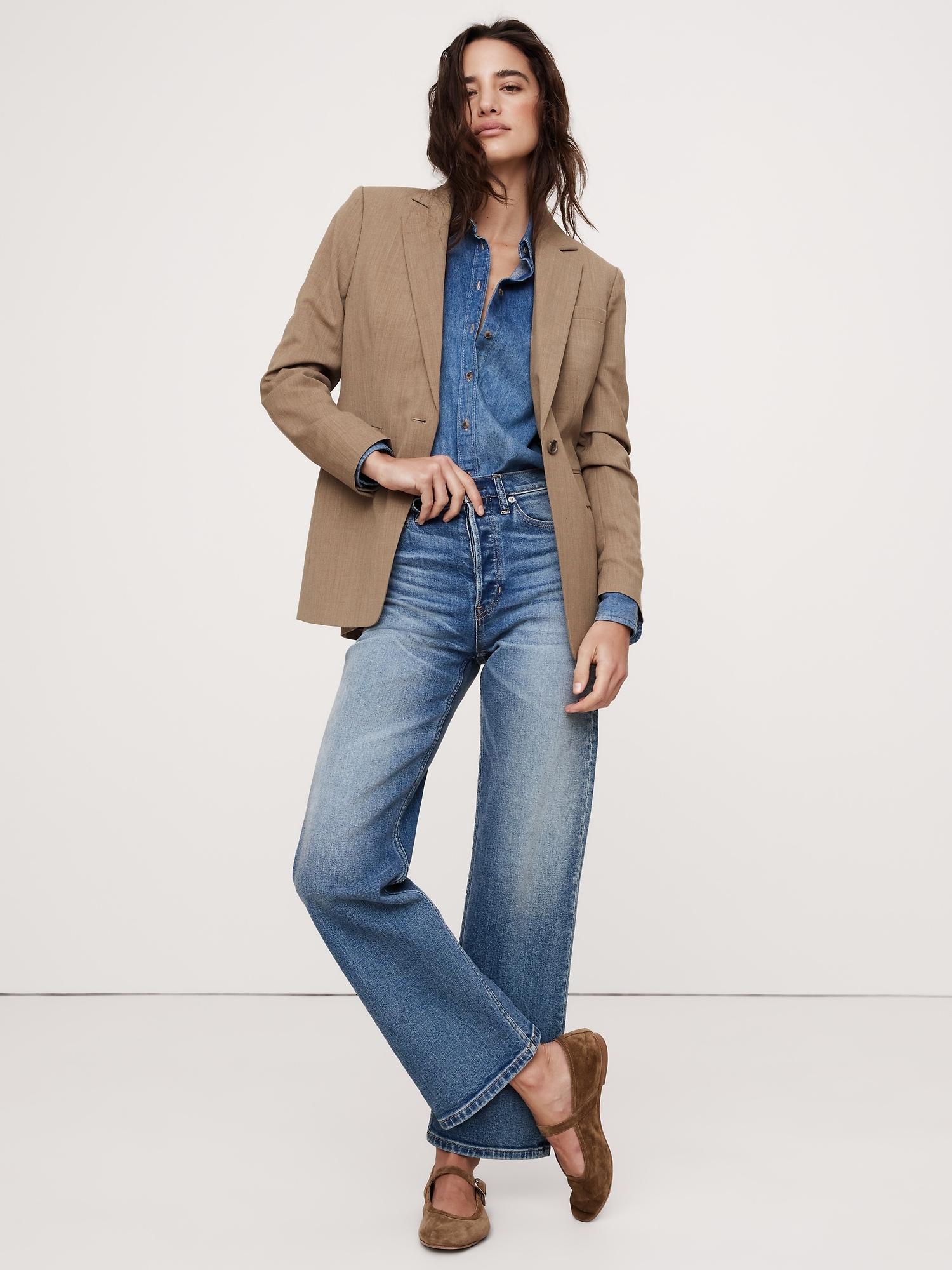 Standard Wool Flannel Blazer Product Image