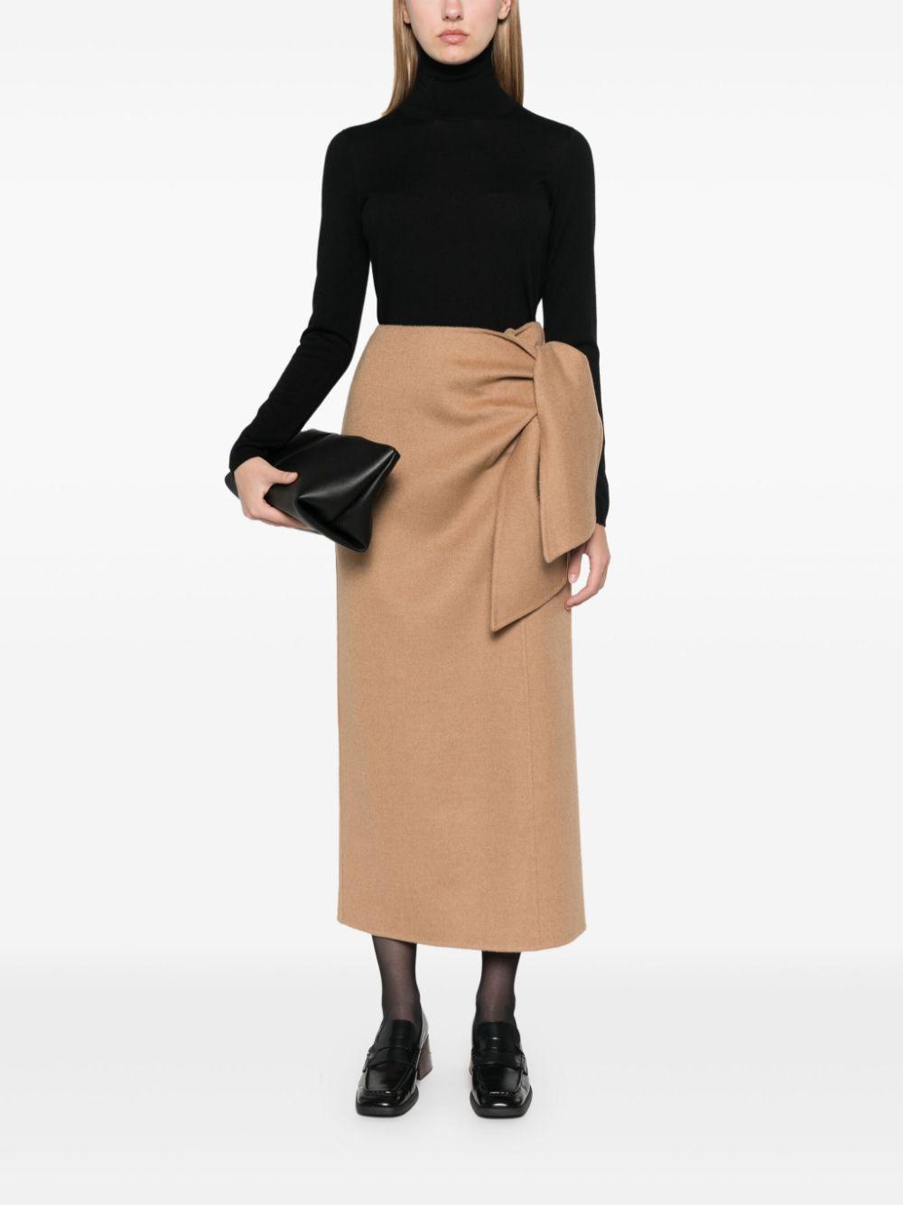 MAX MARA Studio Turtleneck Long In Black Product Image