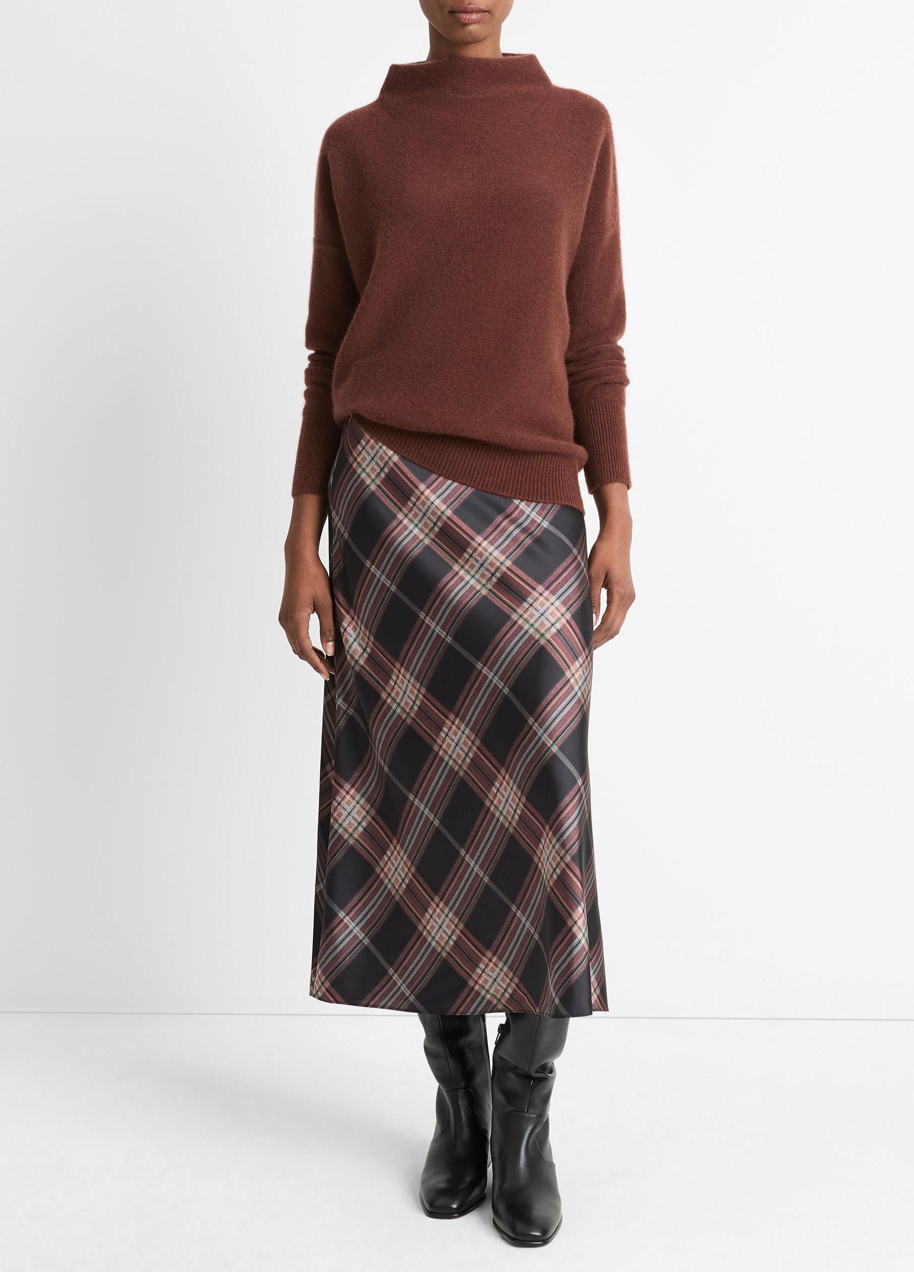 Plush Cashmere Funnel-Neck Sweater Product Image