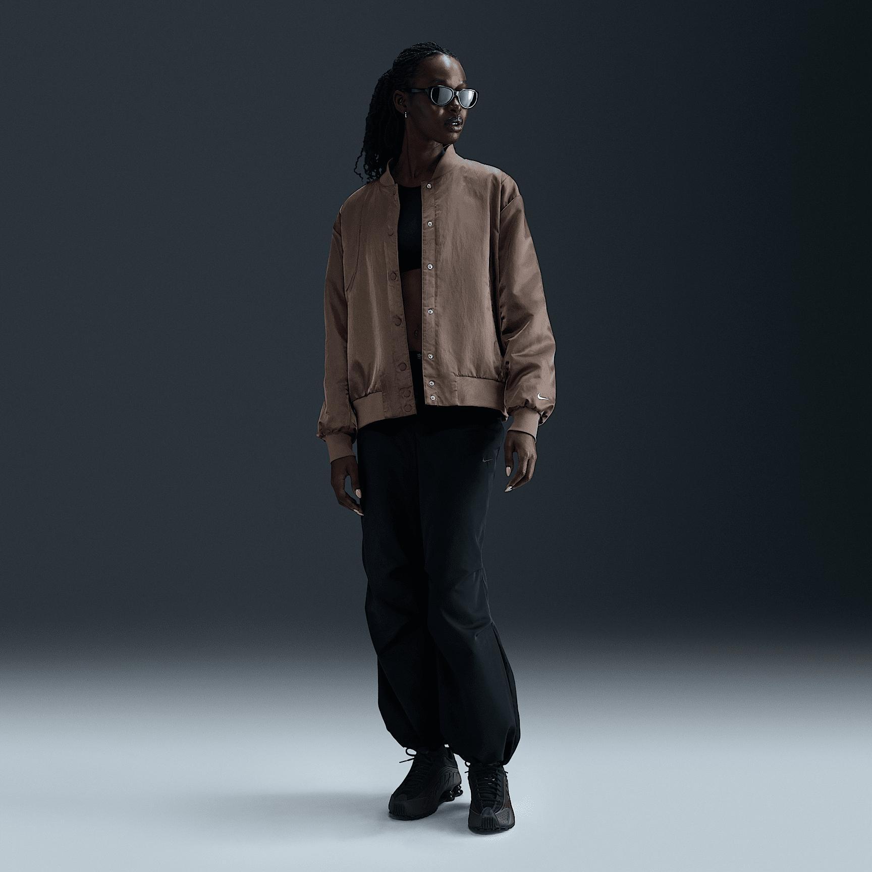 Womens Nike Sportswear Destroyer Oversized Woven Jacket | HJ0971-004 Product Image