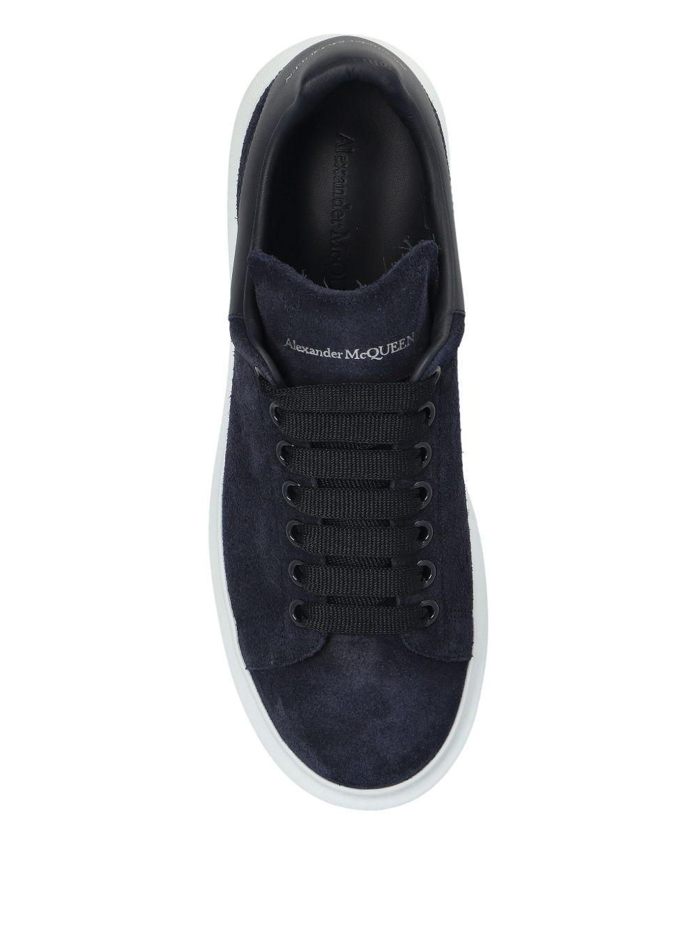 suede lace-up sneakers Product Image