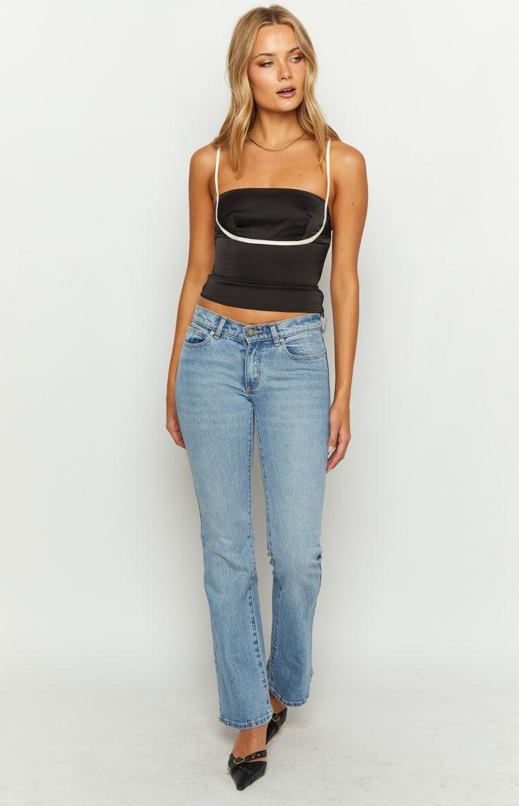 Tamra Black Low Back Top Product Image