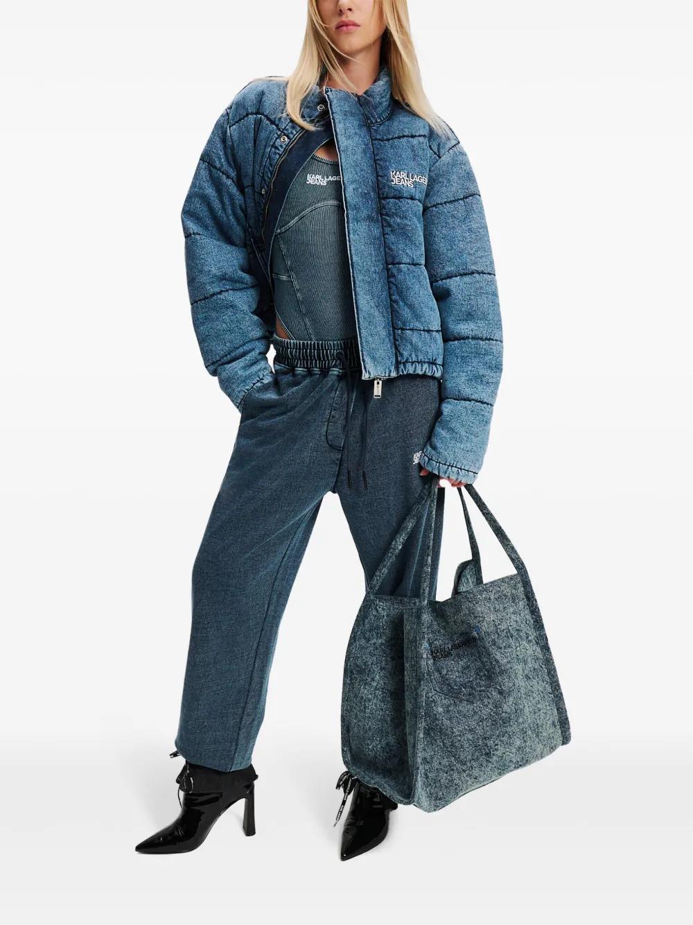 denim puffer jacket Product Image