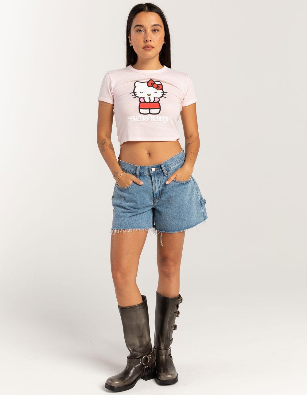 SANRIO Hello Kitty Happy Womens Baby Tee Product Image