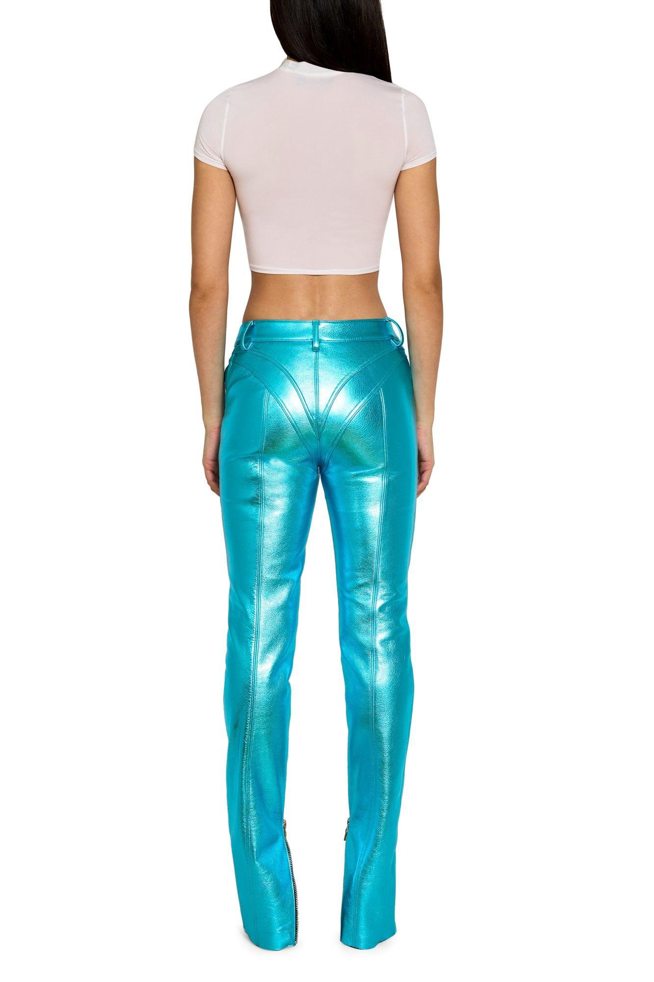 Tapered Pants with Zipper Detail Product Image