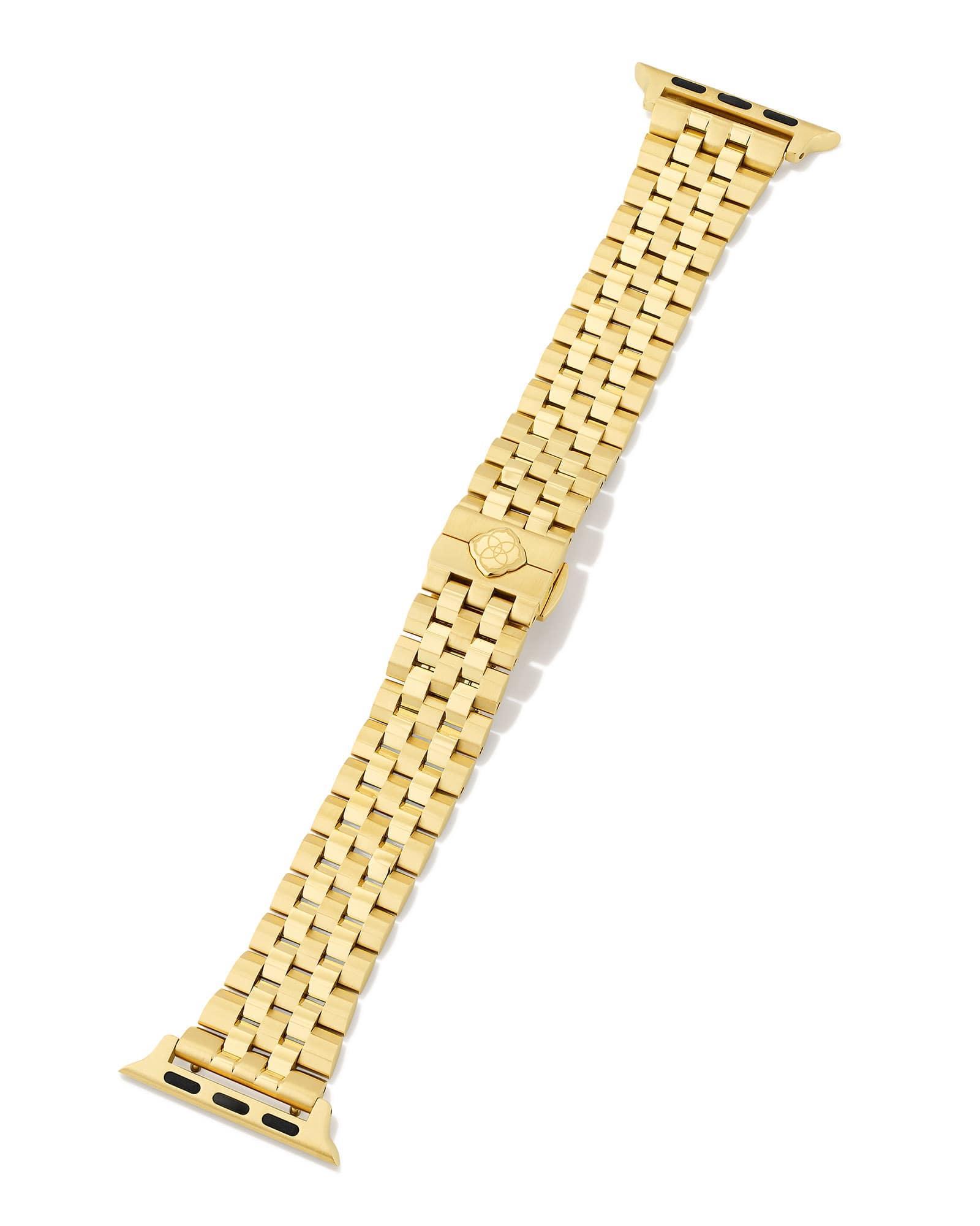 Alex 5 Link Watch Band in Gold Mix Stainless Steel Product Image