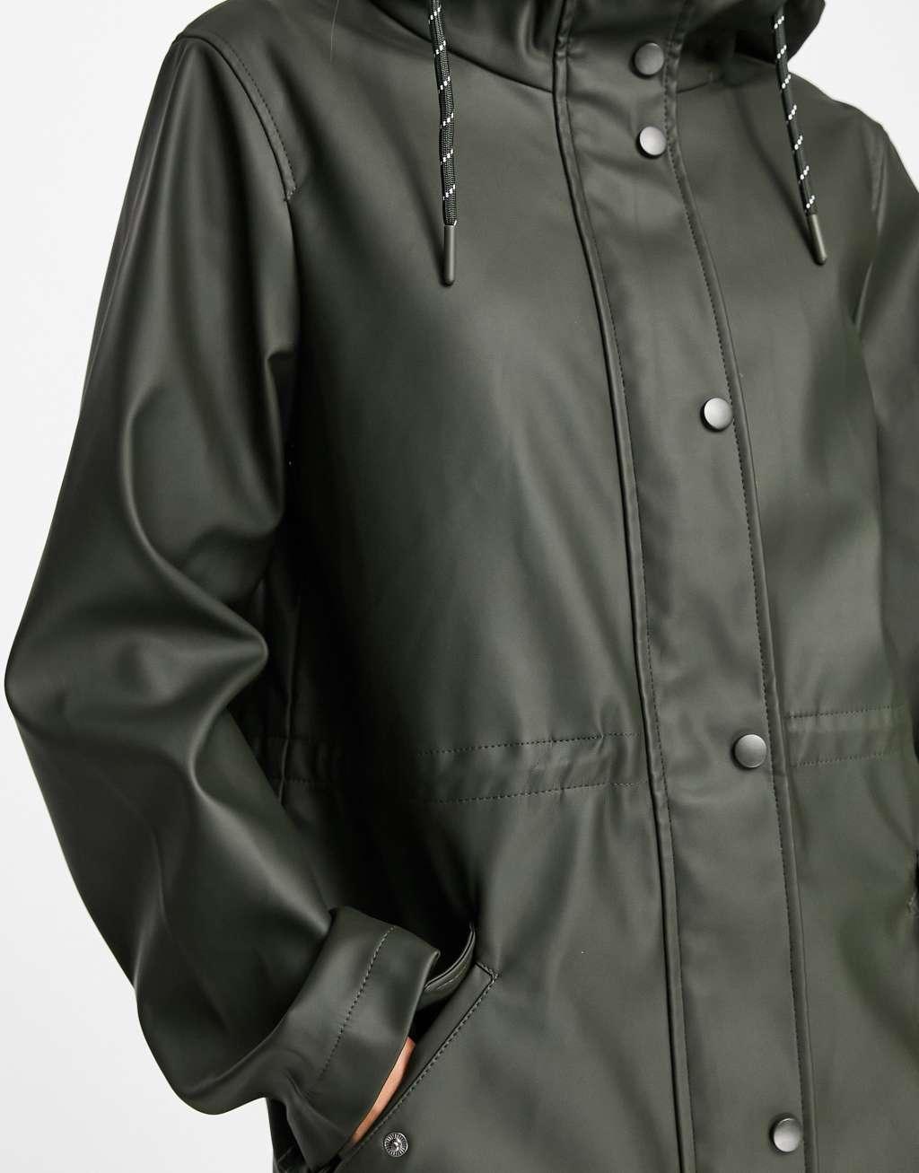 Vero Moda coated jacket with hood Product Image