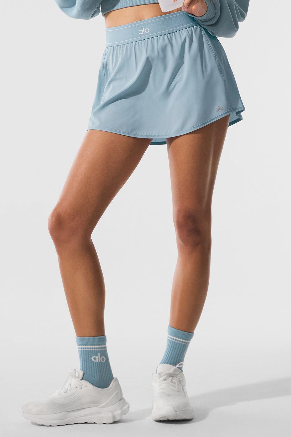 Match Point Tennis Skirt - Celestial Blue Product Image