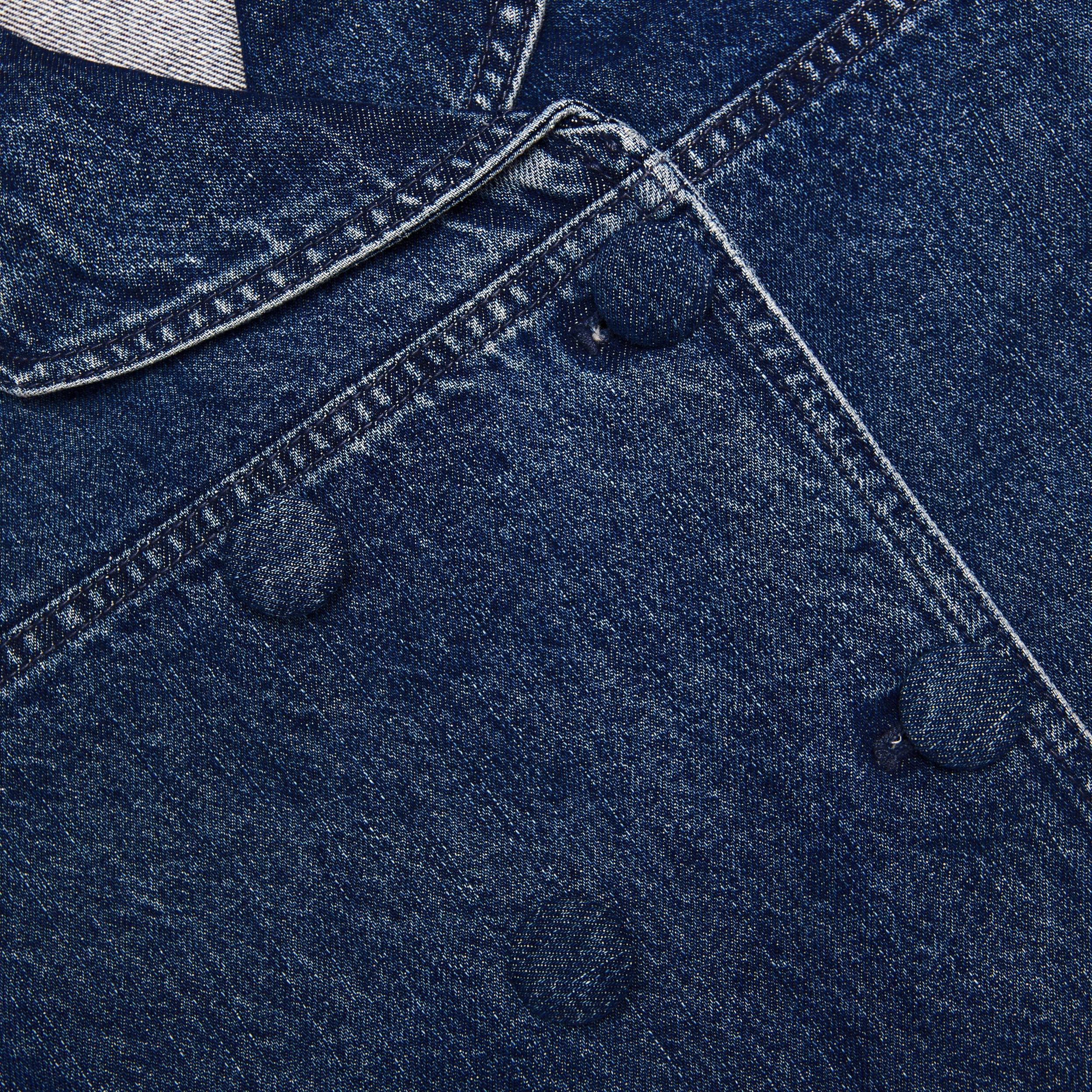 Double Breasted Denim Jacket Product Image