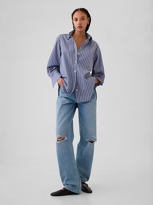 Organic Cotton Poplin Big Shirt Product Image