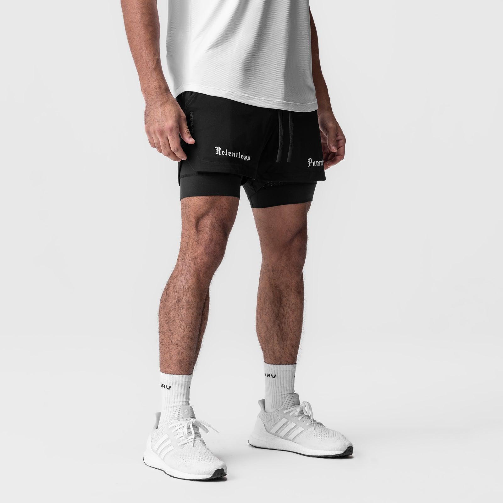 0865. Tetra-Lite® 5" Liner Short - Black "RP"/Black Male Product Image