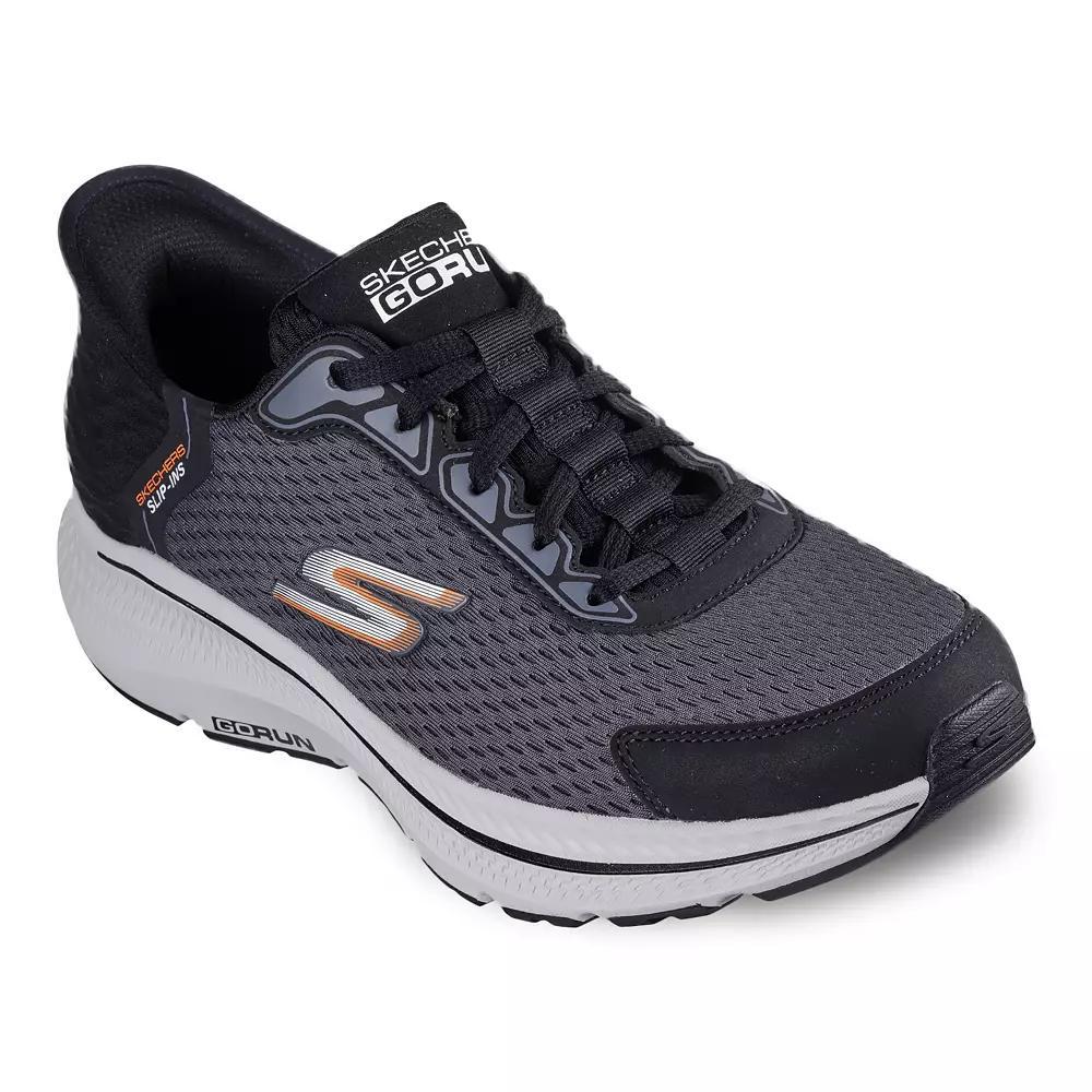 Skechers Hands Free Slip-ins™ GO RUN Consistent 2.0 Empowered Men's Shoes, Size: 8.5 XW, Black Grey Product Image