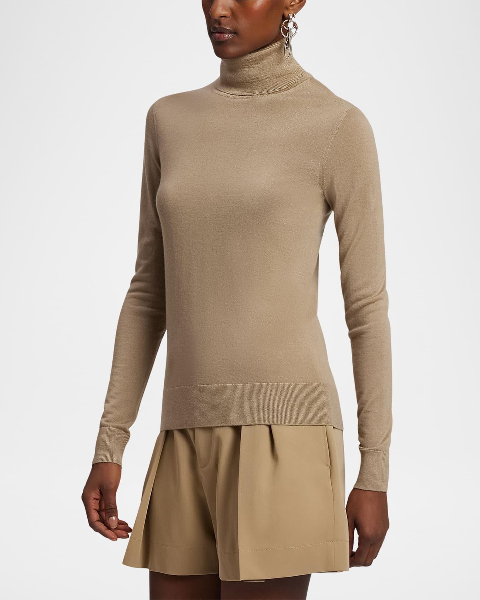 Cashmere Jersey Turtleneck Sweater Product Image