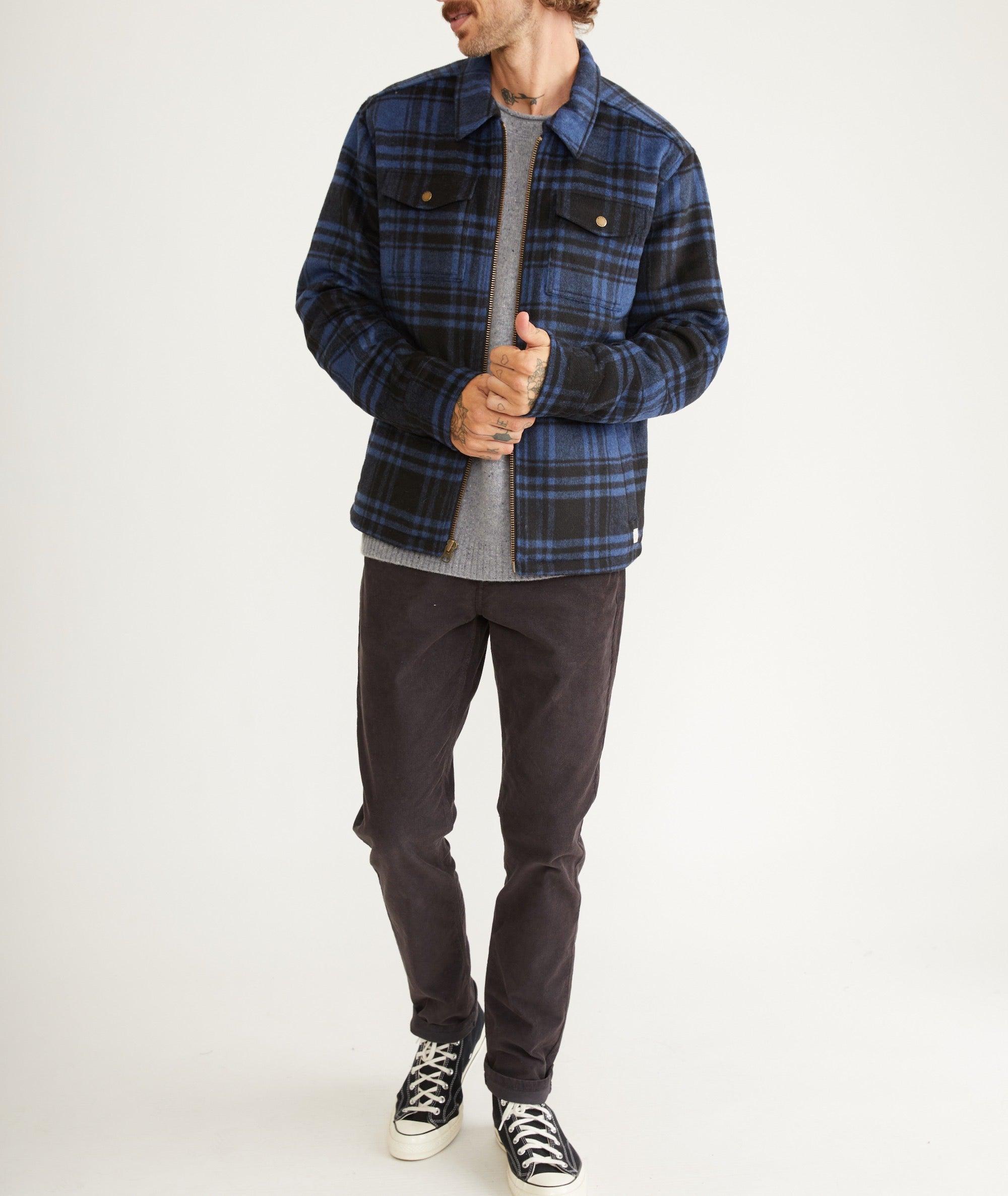 Brushed Wool Zip Jacket Product Image