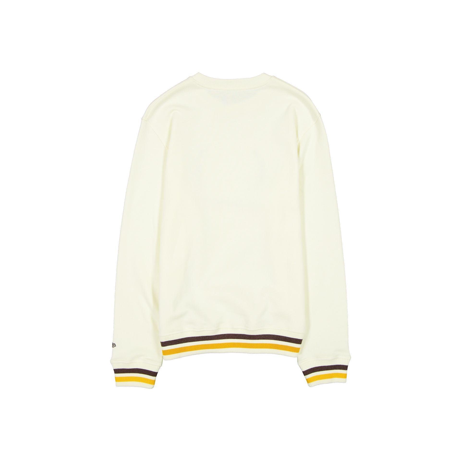 Los Angeles Dodgers Throwback Chrome White Crewneck Male Product Image