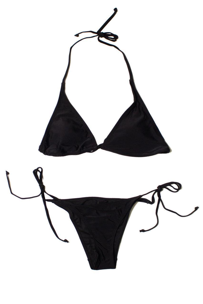 Black Triangle Bikini Top Product Image