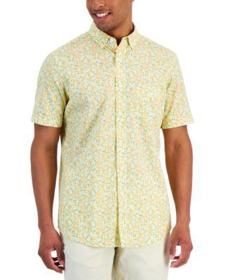 Club Room Mens Udon Floral Poplin Shirt, Created for Macys Product Image