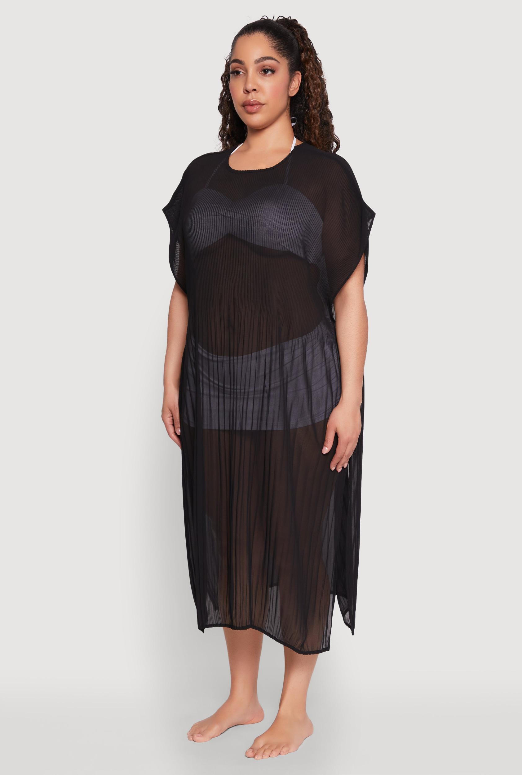 Plisse Swim Cover Up Female Product Image