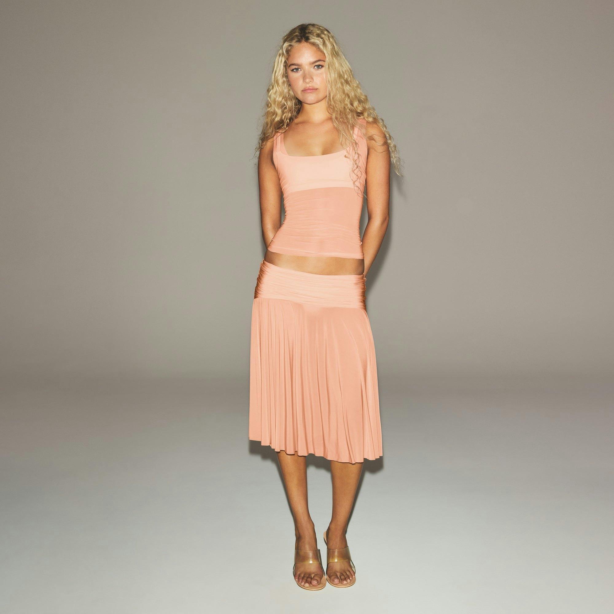 MILKY SHEER TANK | DESERT CLAY Product Image