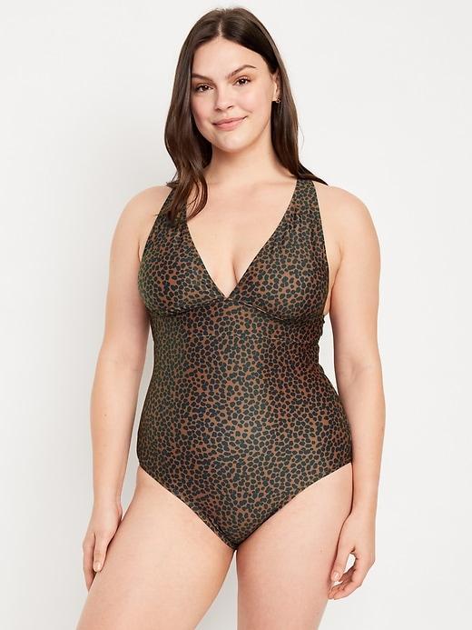 Tie-Back One-Piece Swimsuit Product Image