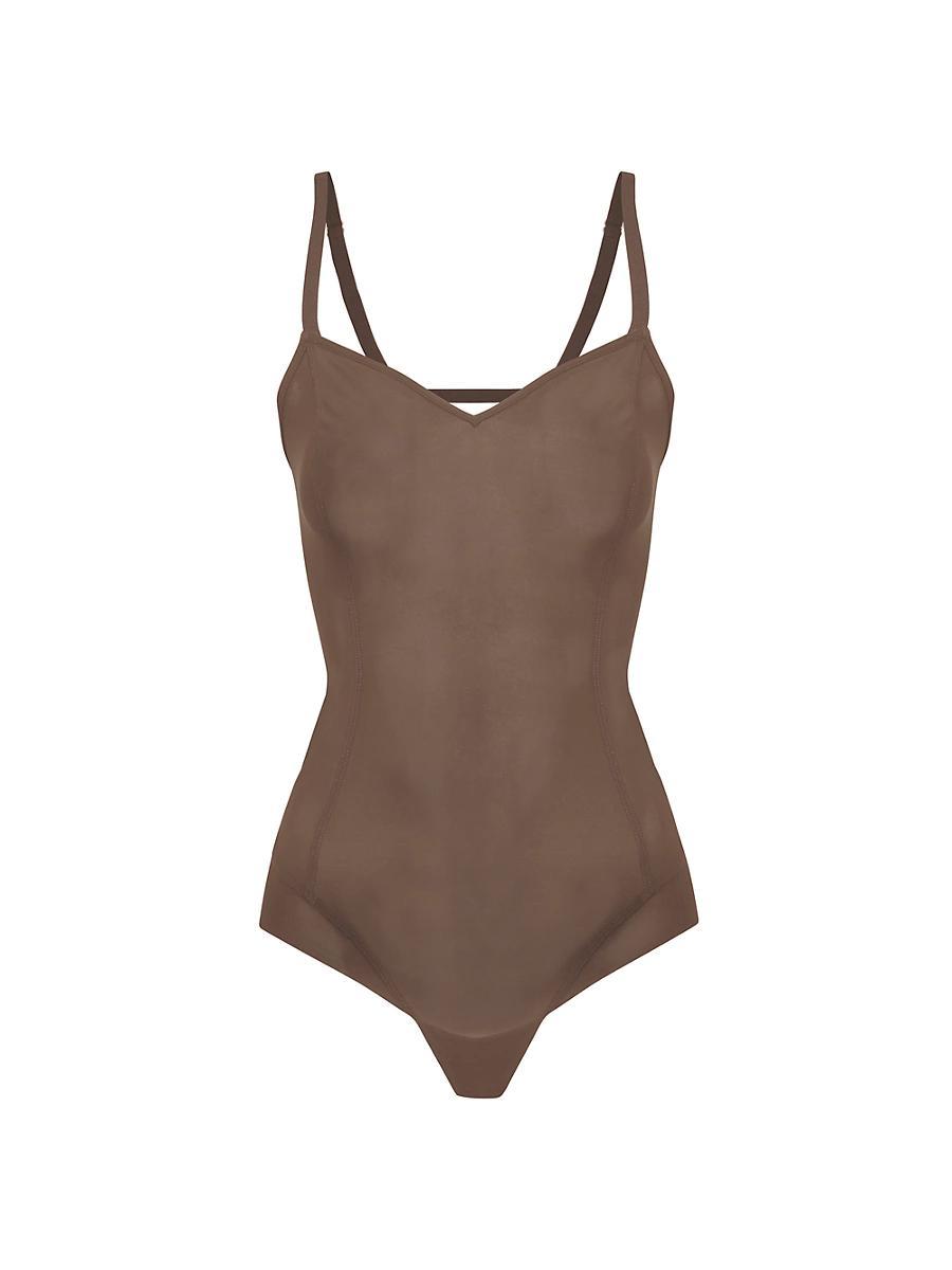 Womens All Mesh Brief Shape Bodysuit Product Image