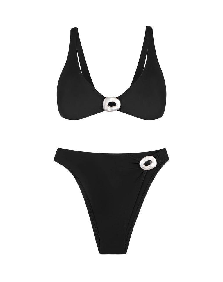 Matte Sama Hot Pant Bottom - Black Product Image