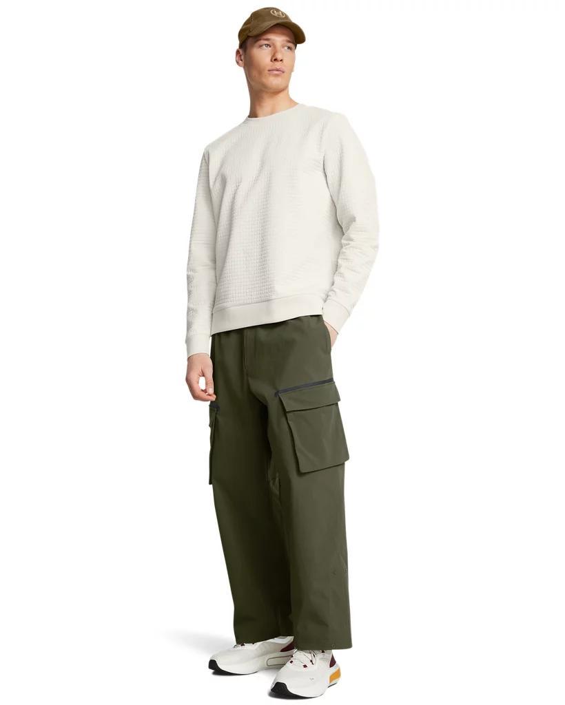 Men's UA Unstoppable Fleece Grid Crew Product Image