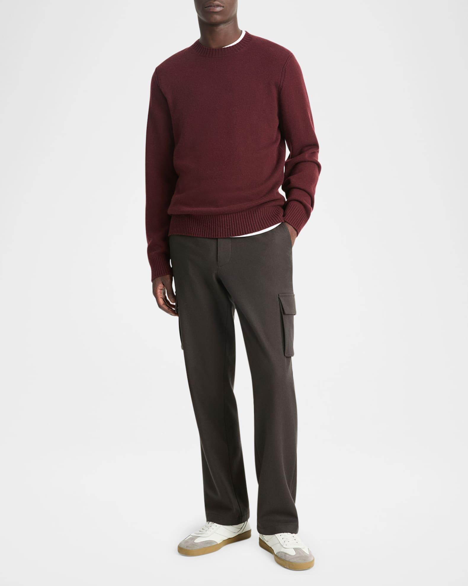 Mens Wool-Cashmere Crewneck Sweater Product Image