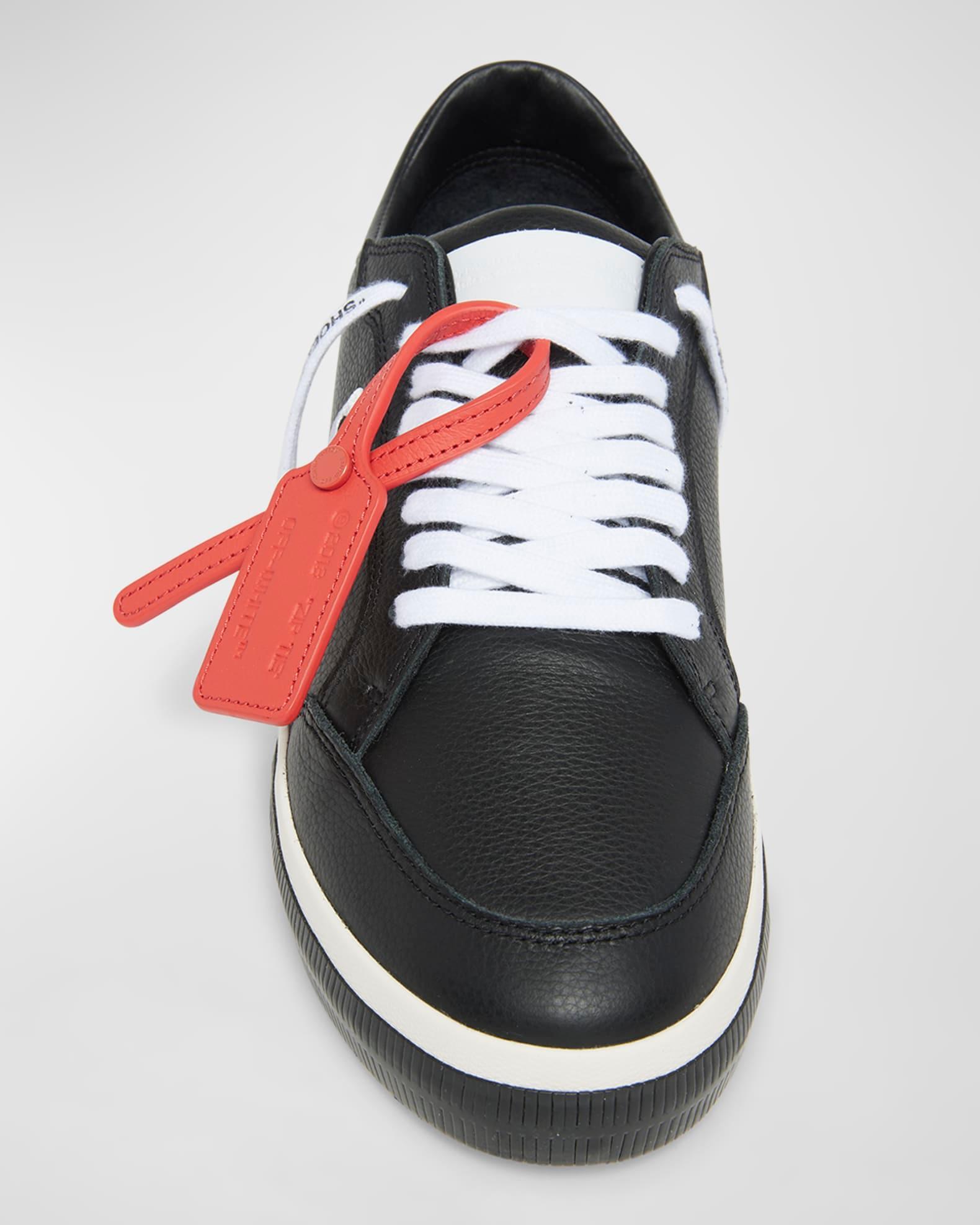 Men's New Vulcanized Calf Leather Low-Top Sneakers Product Image