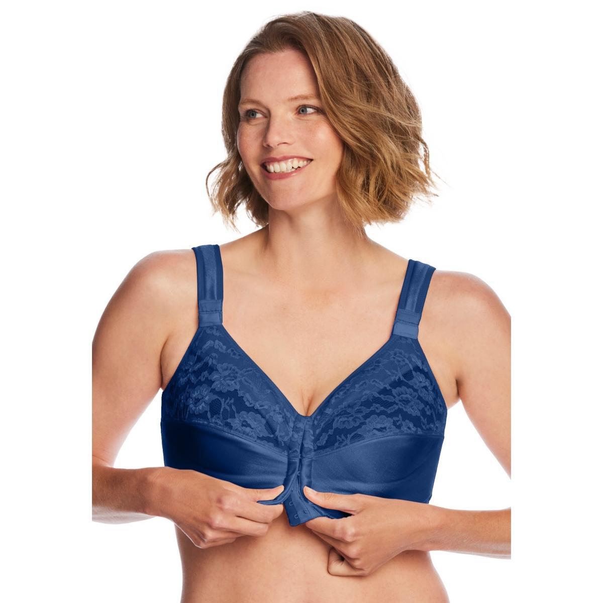 Comfort Choice Womens Easy Enhancer Front Close Wireless Posture Bra Product Image