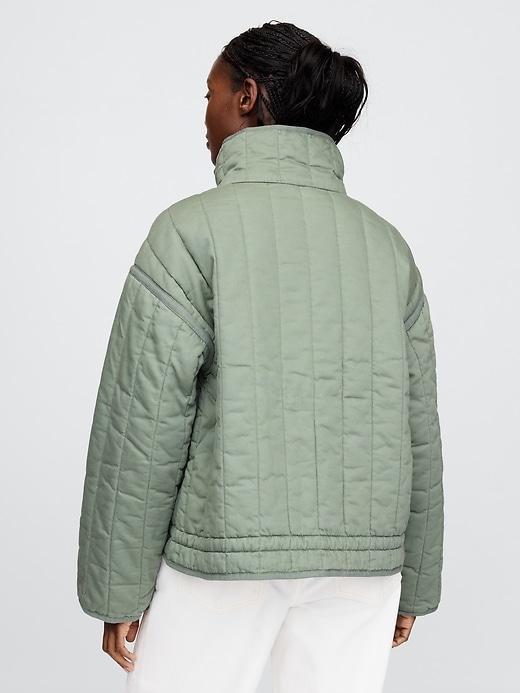 Oversized Quilted Liner Jacket Product Image