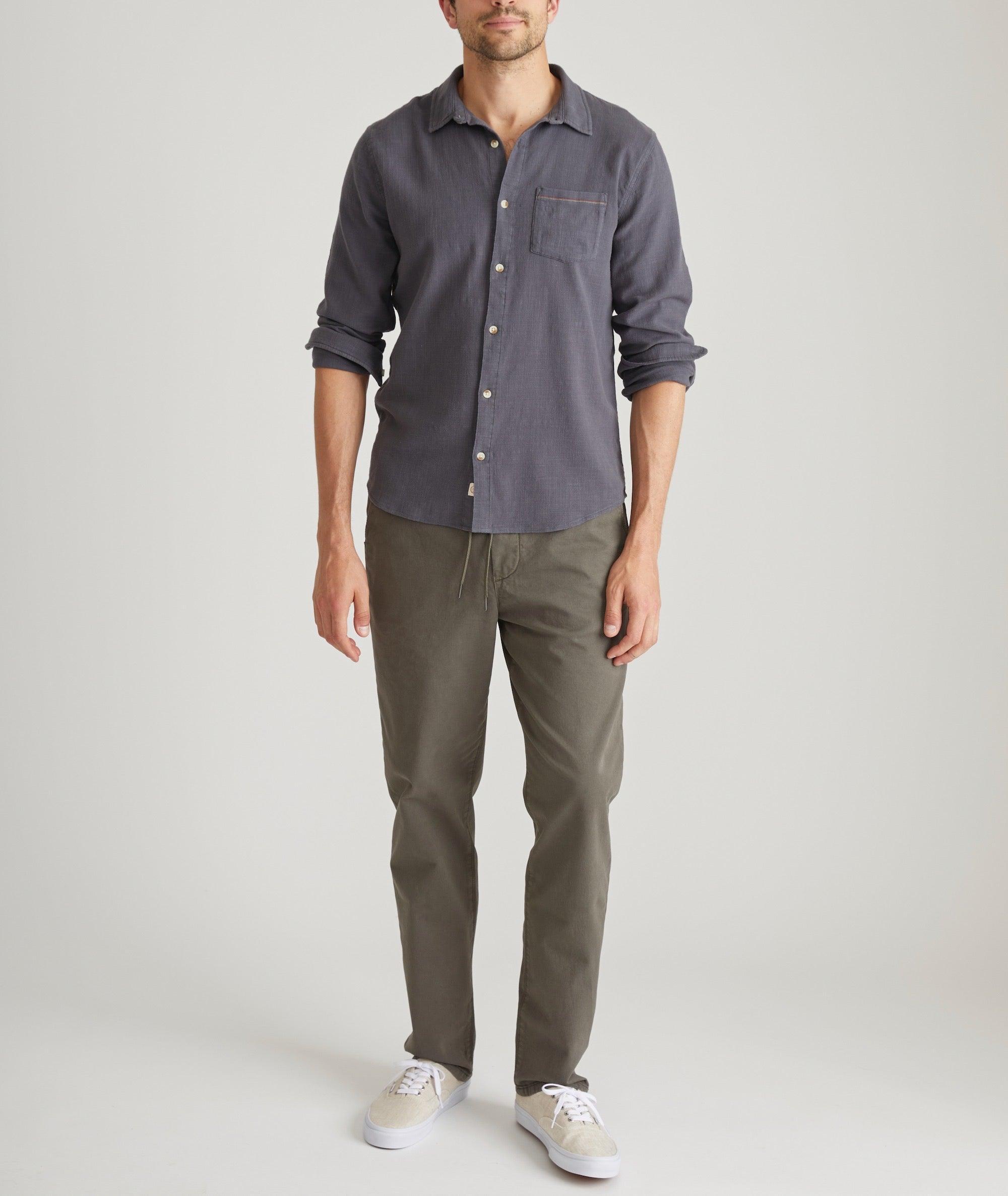 Stretch Selvage Long Sleeve Shirt Product Image
