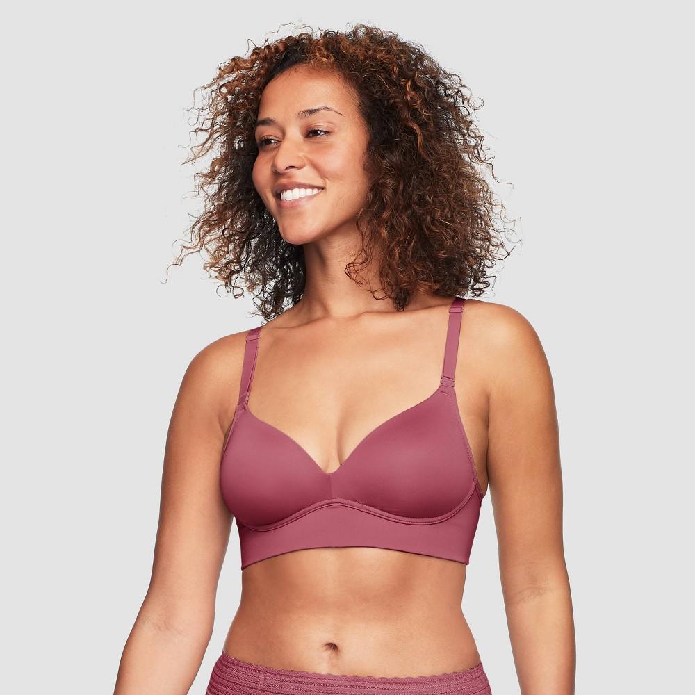 Simply Perfect by Warners Womens Longline Convertible Wirefree Bra - Berry 36C Product Image