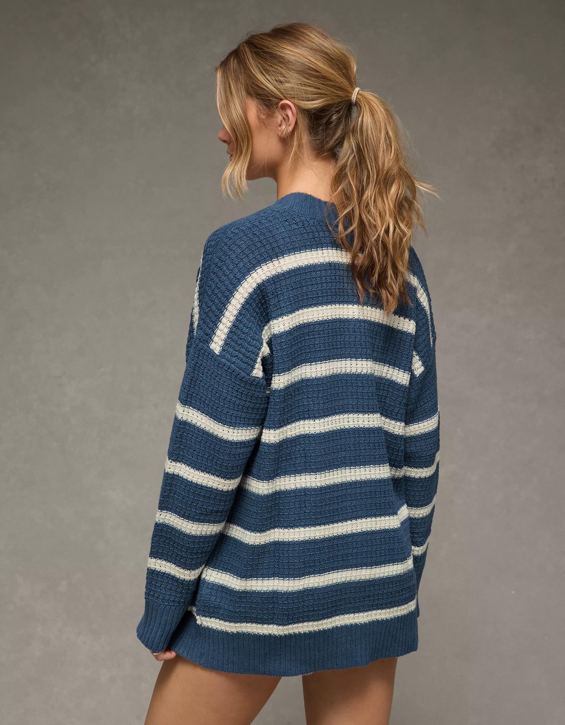 AE Open Knit Cardigan Product Image