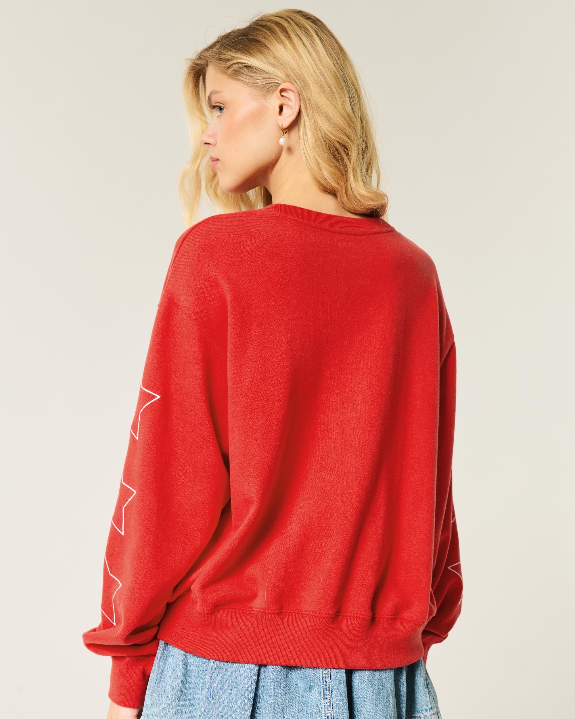 Easy American Honey Graphic Crew Sweatshirt Product Image