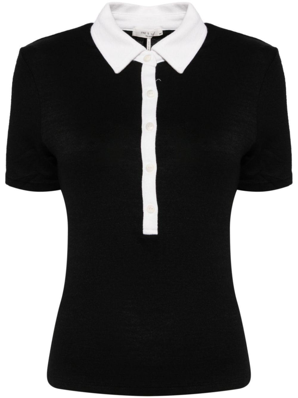 The Knit Button Shirt Black Product Image