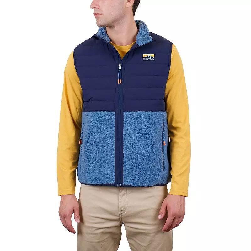 Men's Mountain and Isles Zip Front Vest, Size: Medium, Green Speckle Product Image