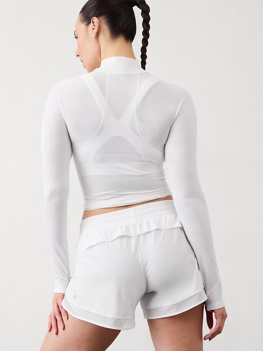 Mesh Racer Run Mid Rise 4 Short Product Image