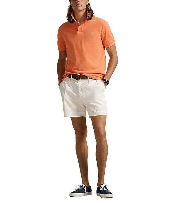 Polo Ralph Lauren Classic Fit Solid Cotton Mesh Polo Shirt Product Image