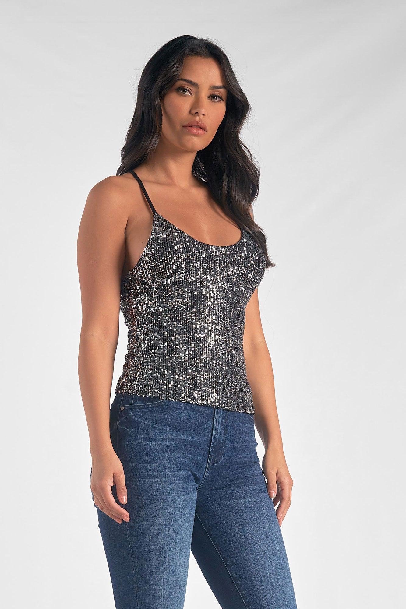 Sequin Tank Top Product Image