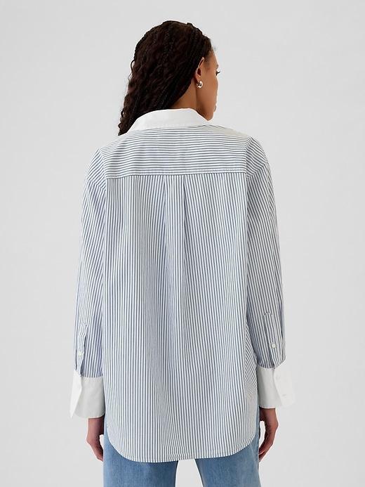 Organic Cotton Poplin Big Shirt Product Image