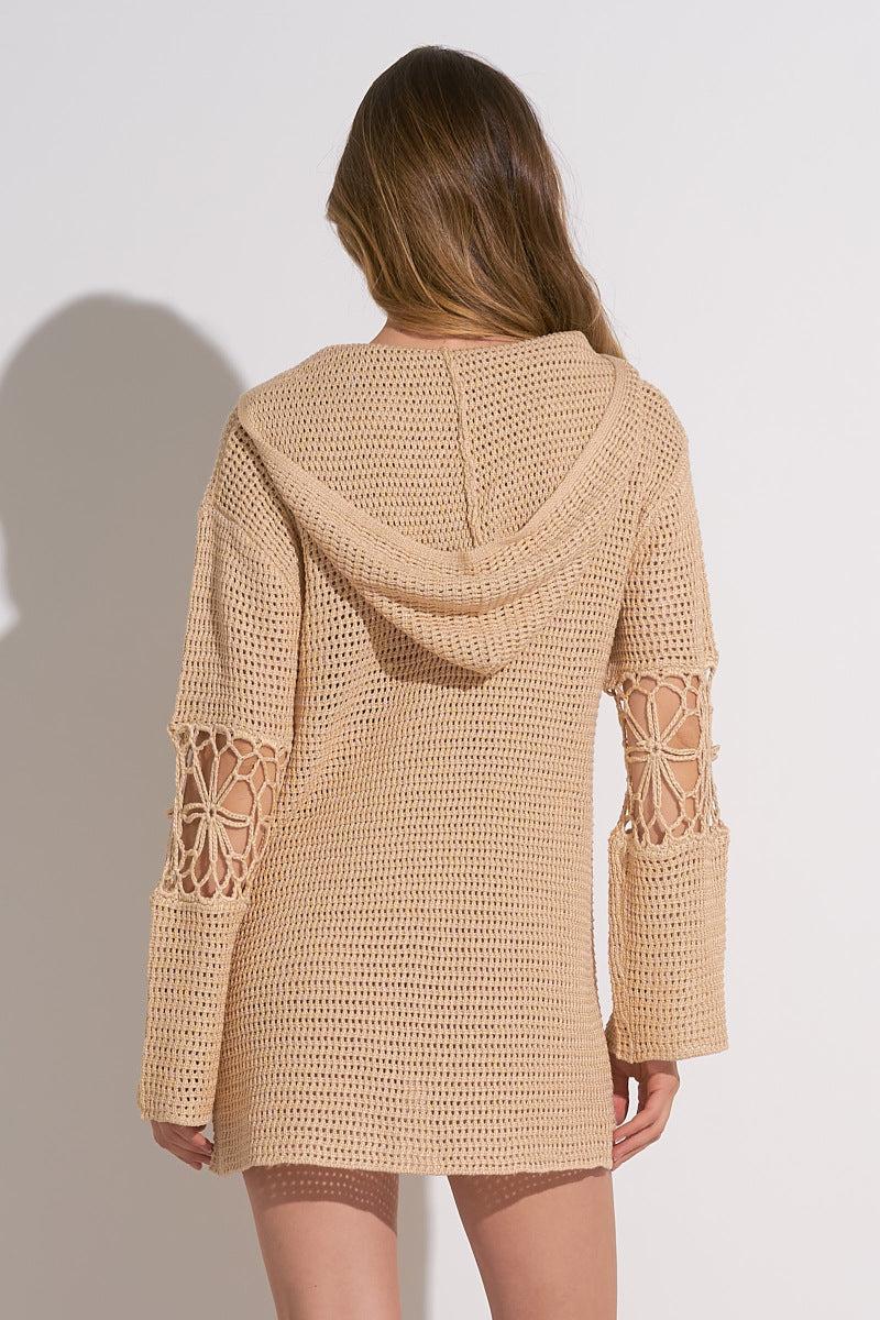Crochet Sleeve Tunic Product Image