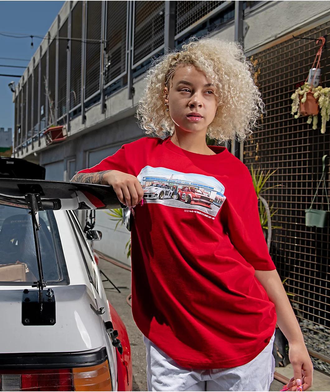DGK x Kaido House Konbini Red T-Shirt Product Image