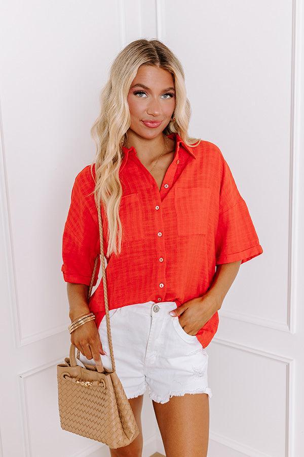 Lake House Getaway Oversized Button Up Product Image