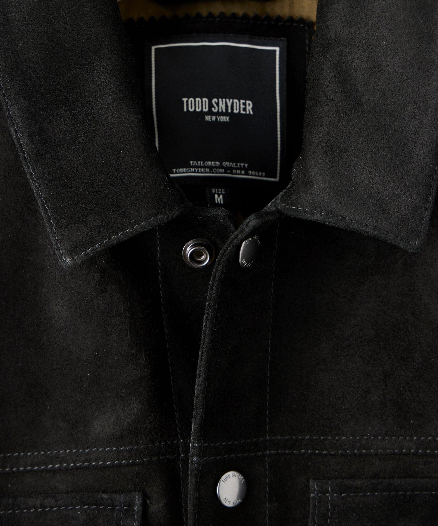 Italian Suede Snap Dylan Jacket Product Image