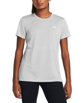 Under Armour Womens Tech Short-Sleeve Top - Mod Gray Product Image