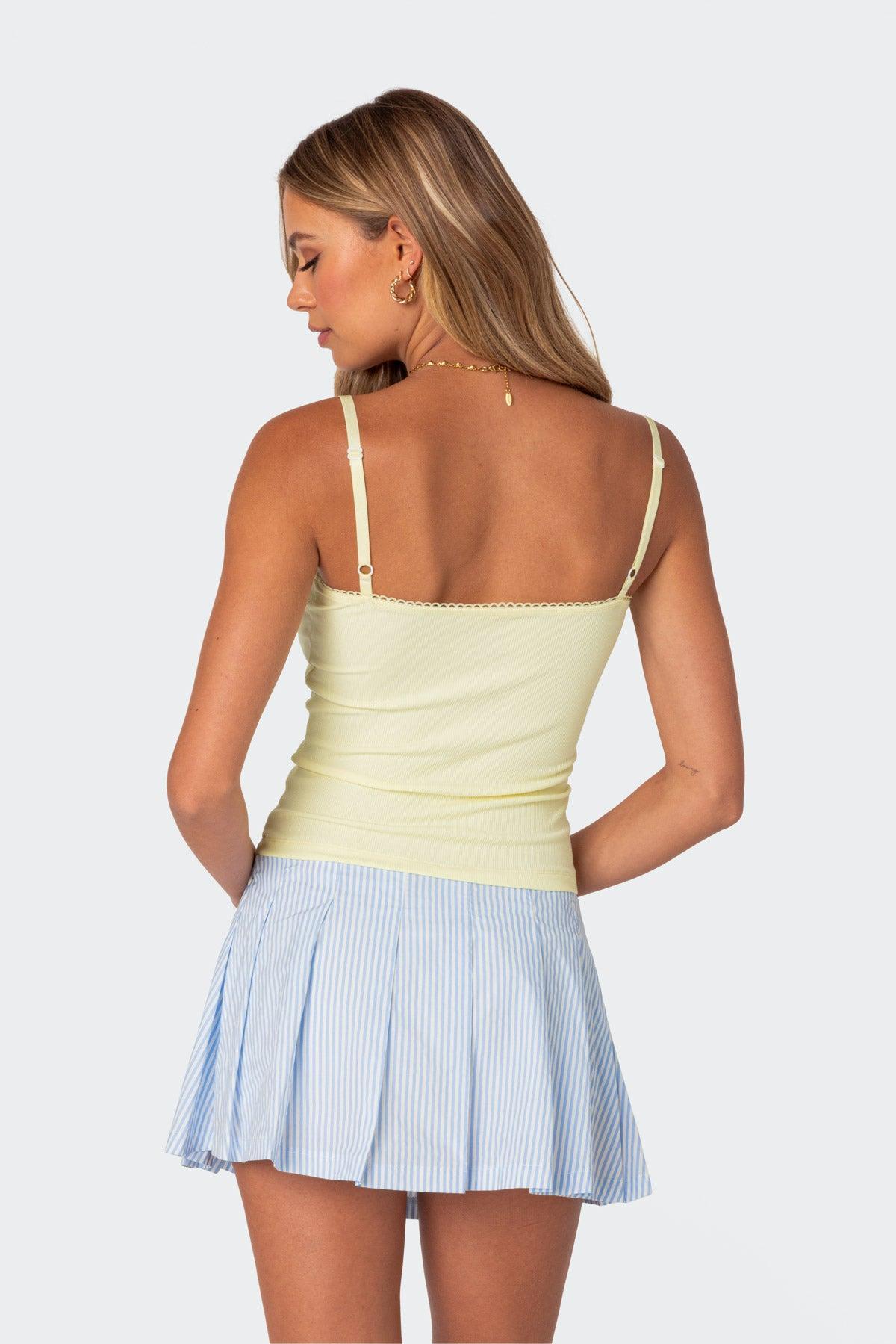 Karlee Ribbed Tank Top Product Image