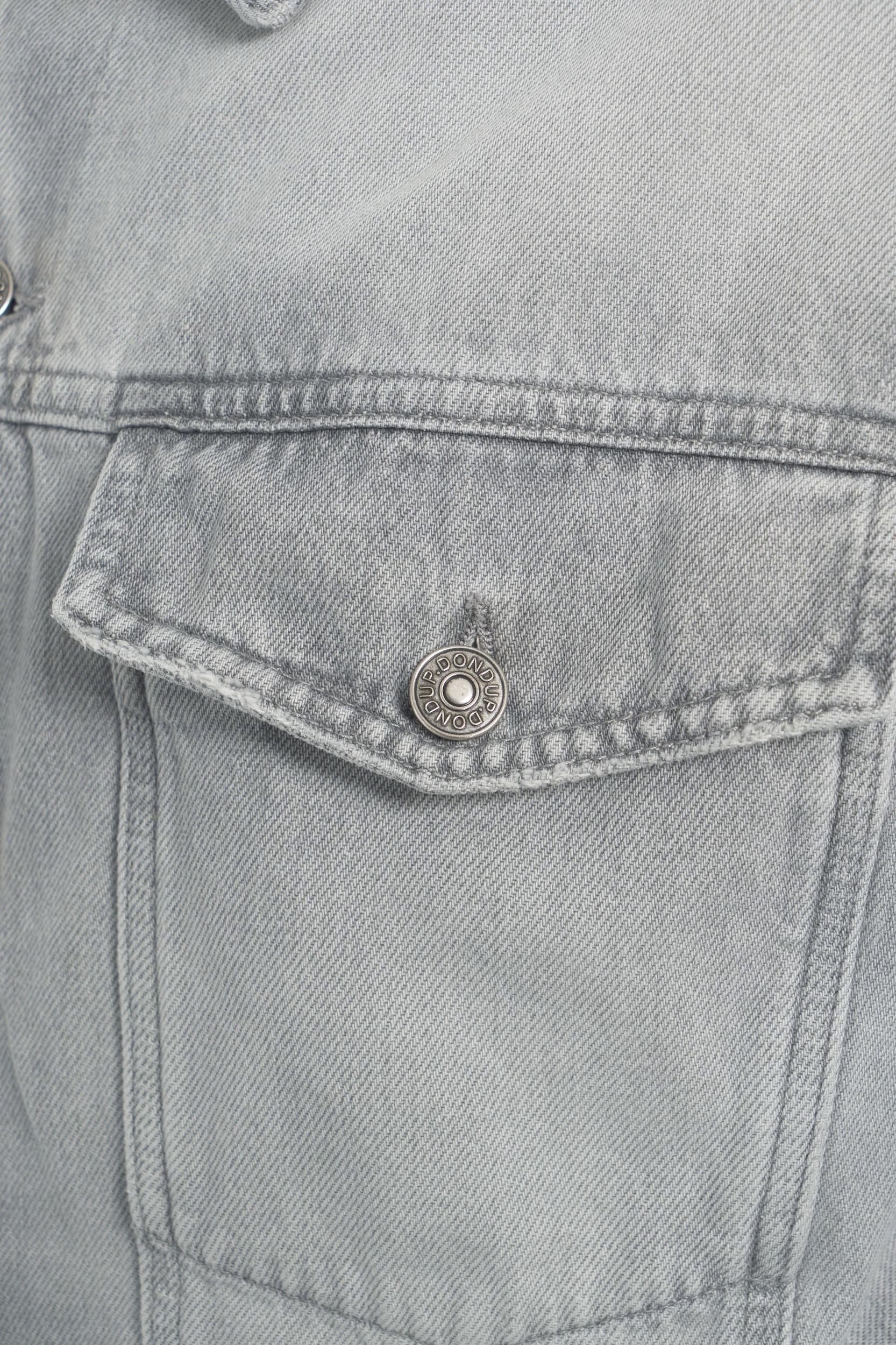 Denim jacket with hoodie Product Image